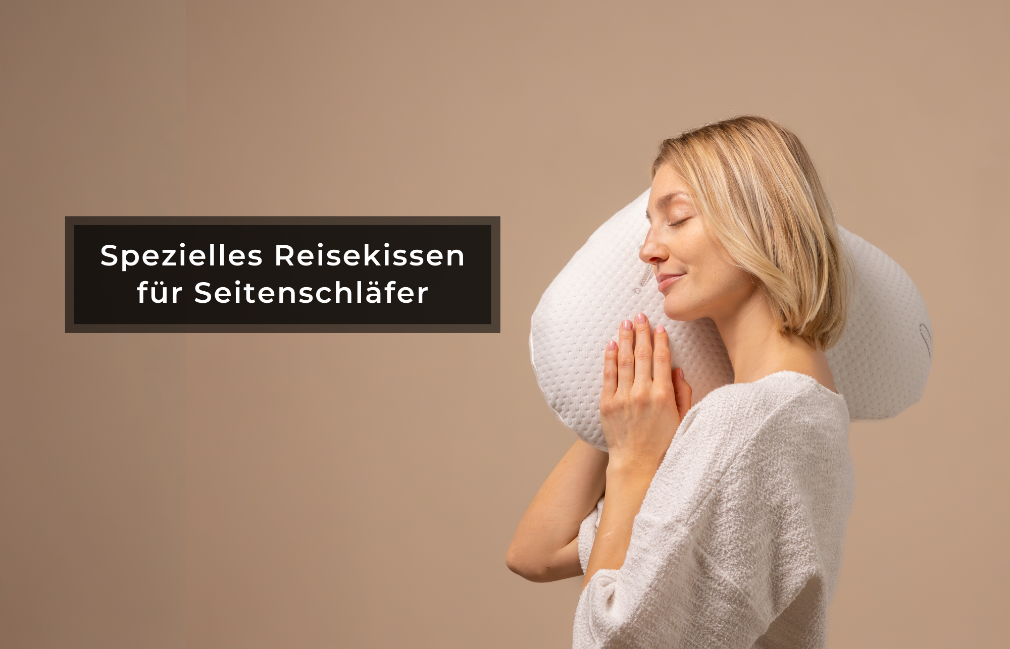 TWIST Kissen für Seitenschläfer (auch für Unterwegs) - Third of Life