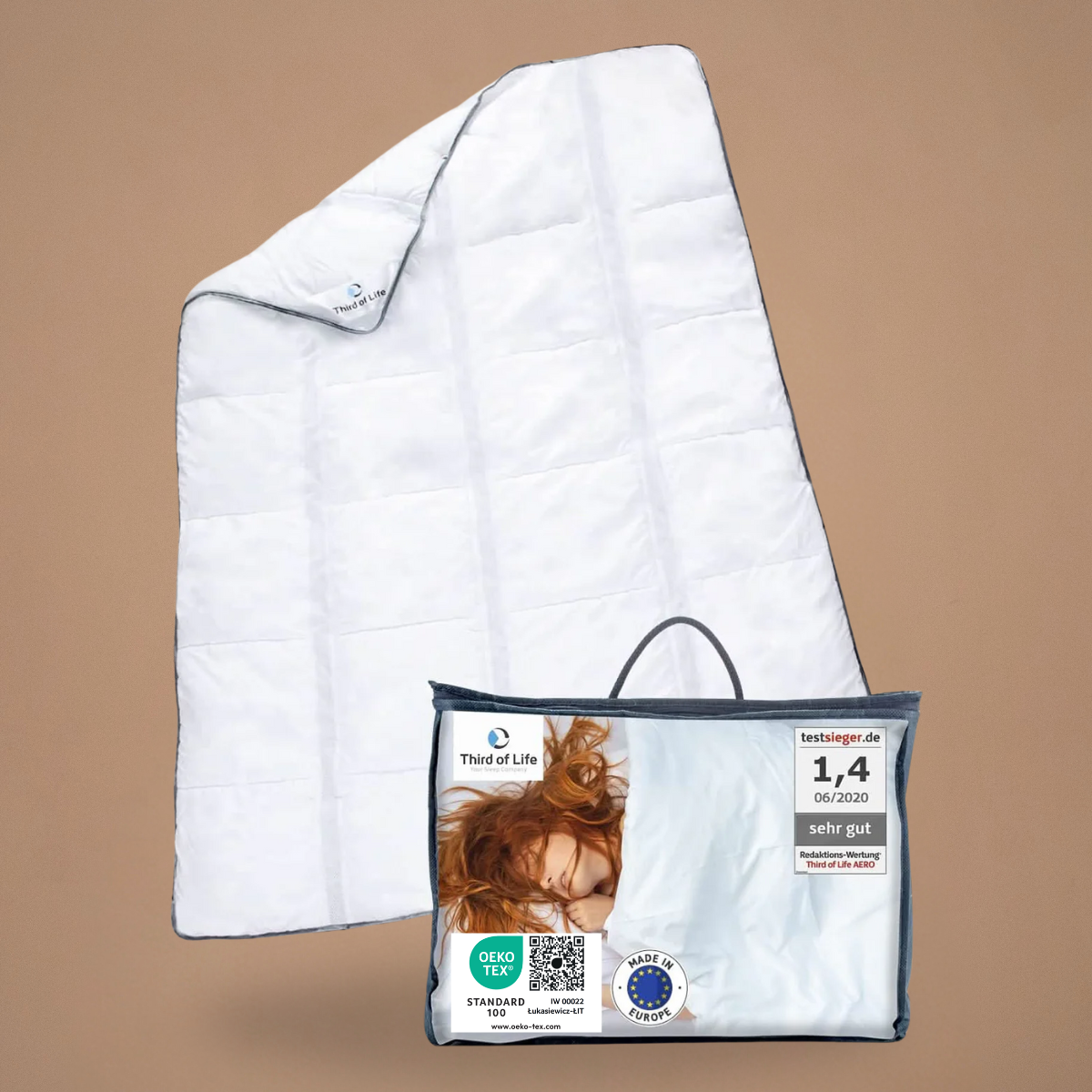 AERO ActiveClima Ganzjahresdecke für Kinder mit innovativer VentiFIll®-Technologie - Third of Life