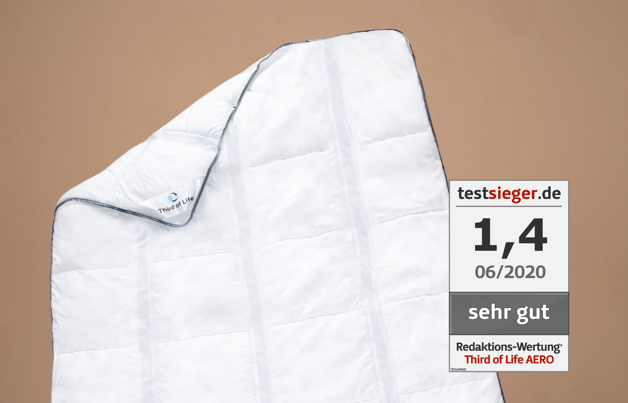 AERO ActiveClima OptiSleep Bettdecke mit VentiFill® Technologie - Third of Life