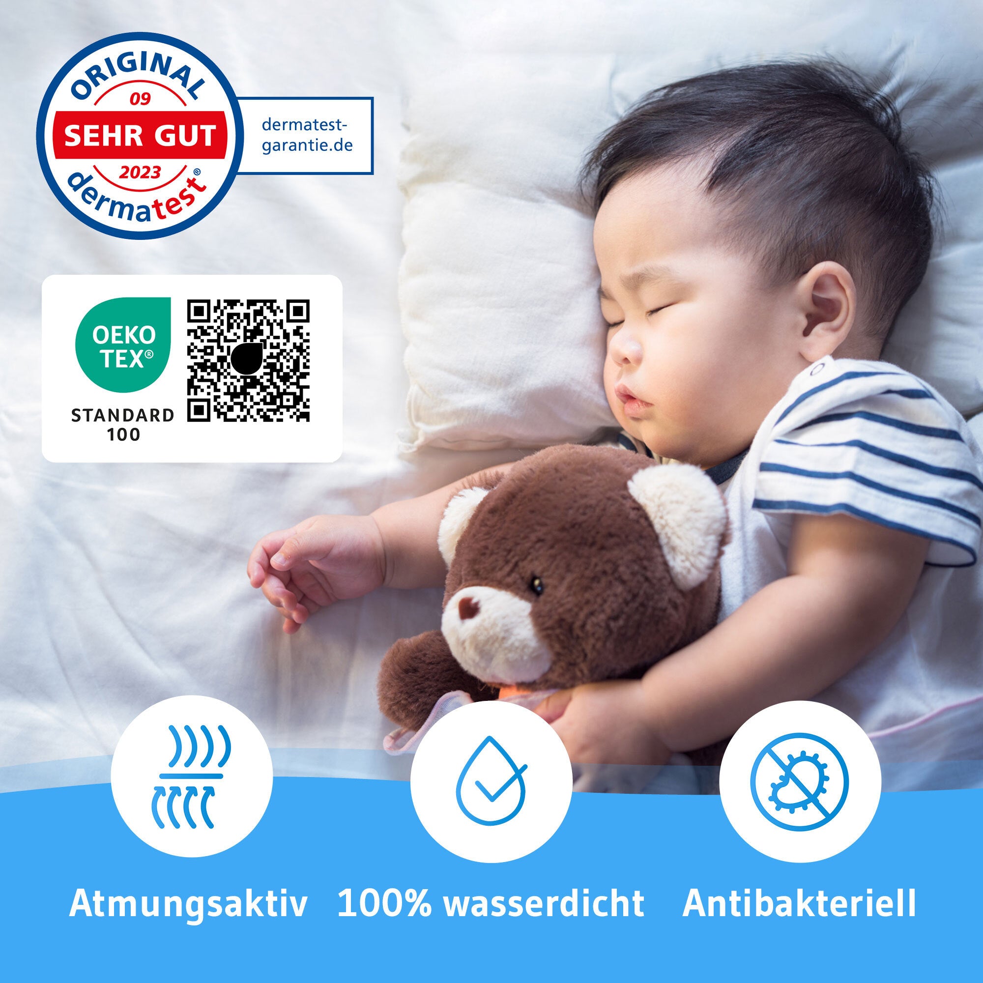 LISA Matratzenschoner mit Seitenwänden, 100% wasserdicht, für Allergiker - Third of Life