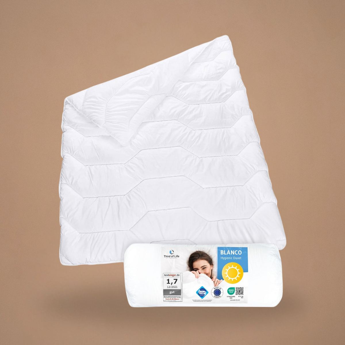 Sommerdecke BLANCO für Kinder mit Sanitized®-Schutz, für Allergiker geeignet - Third of Life