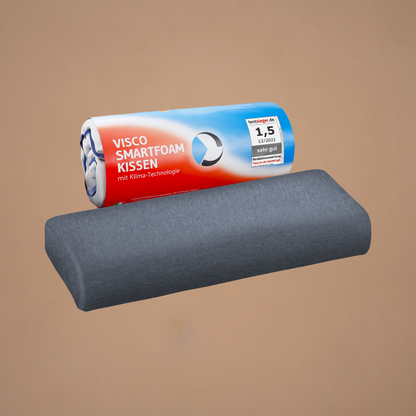 HADAR Nackenstütz-Kopfkissen, höhenverstellbar und ergonomisch aus Visco Schaum - Third of Life