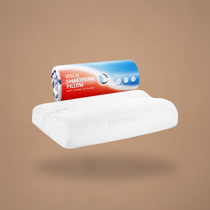 HADAR wave Nackensütz-Kopfkissen mit Nackenwelle, anpassbar   aus Visco Schaum - Third of Life