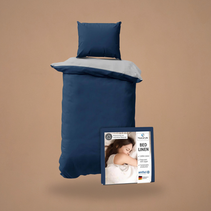 Renforce Bettwäsche NINO - 100% Baumwolle - STANDARD 100 by OEKO-TEX® – leicht & luftig - Third of Life