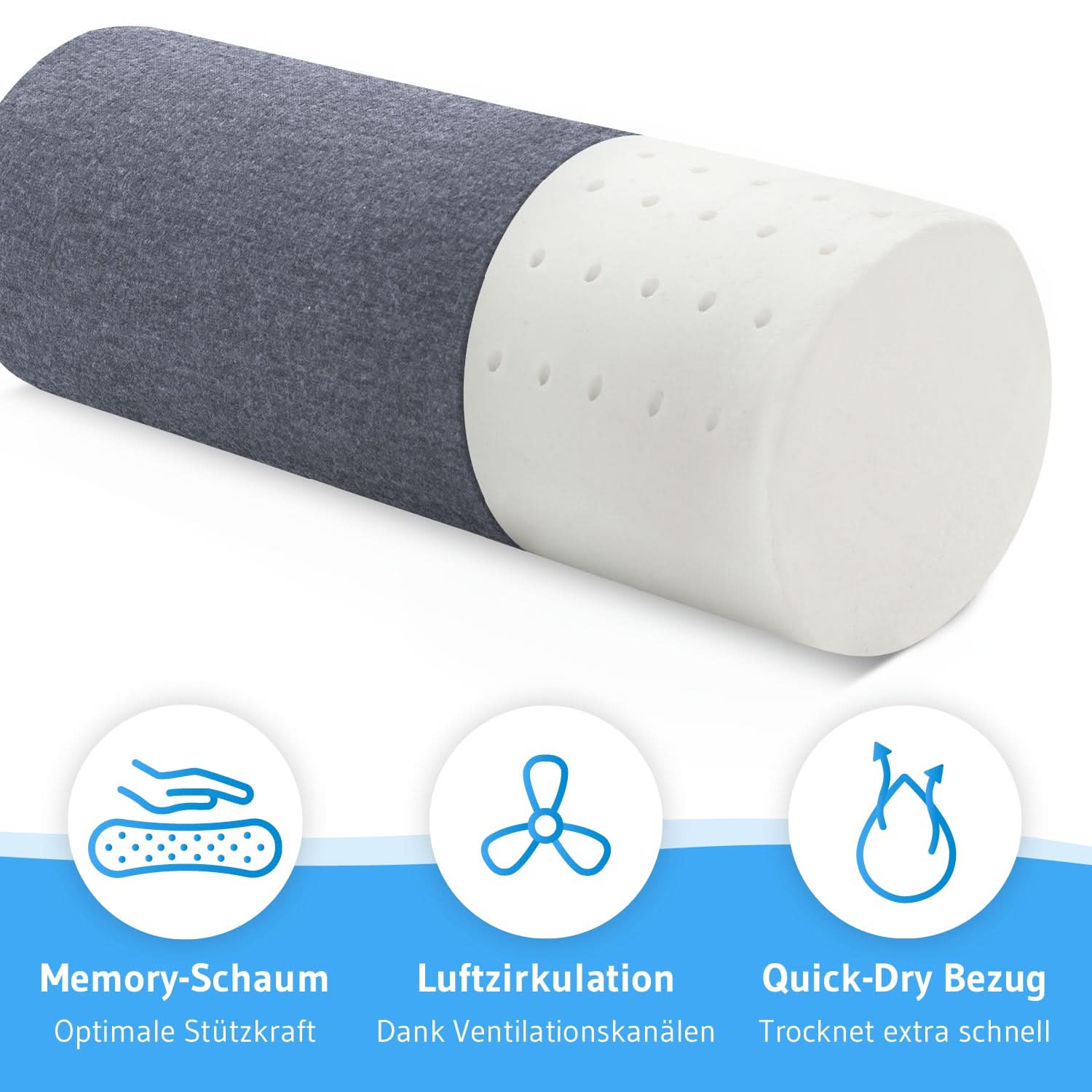 Viskoschaum Nackenrolle UniRoll klein - Third of Life