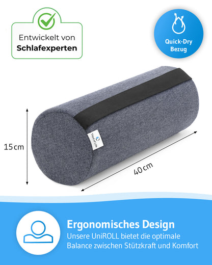 UniRoll groß Nackenrolle aus Visco Schaum - Third of Life
